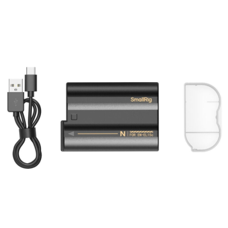 SmallRig 5269 - zamiennik, akumulator Nikon EN-EL15c (port USB-C, 2600mAh) - zawartość zestawu